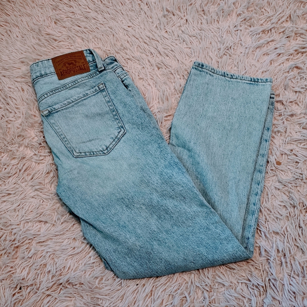 Aeropostale Ankle Straight Denim Jeans